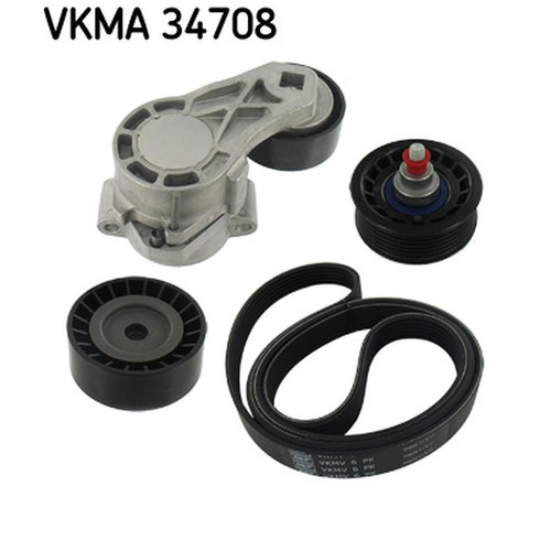 Ribbed belt set for citroen - v-ribbed,