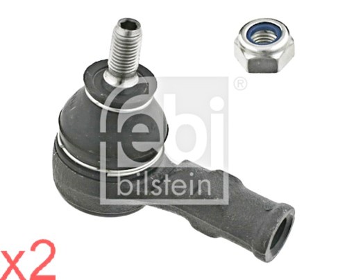 Front tie rod end - tie, febi x2