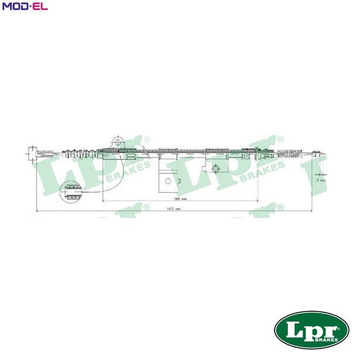 Cable pull parking - cable,