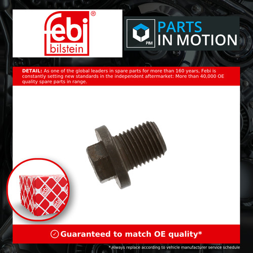 Sump plug fits ford 3 - plug,