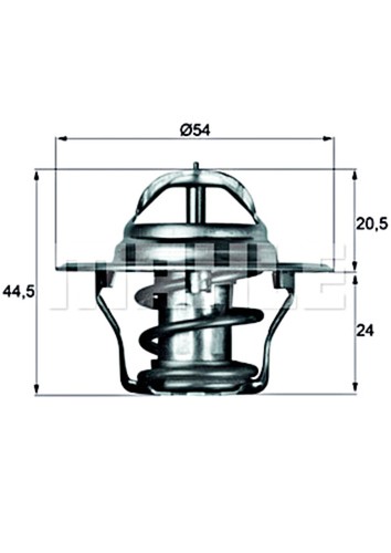 Coolant thermostat for ford - ford, ii