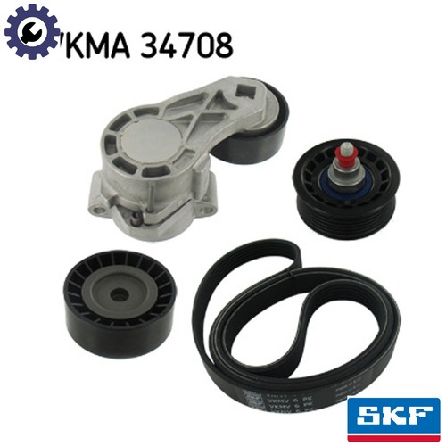 Vribbed belt set - vkma, 34708