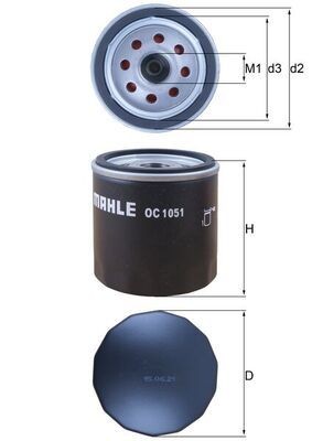 Oil filter knecht 1051 - knecht,