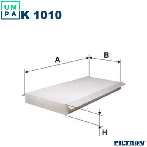 Filter cabin air 1010 - cabin, for